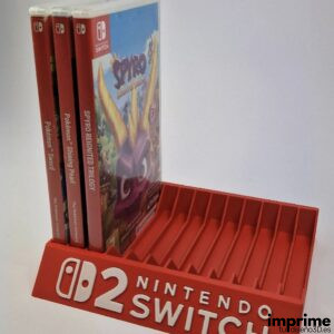 Soporte 12 juegos Nintendo Switch 2 en impresión 3D