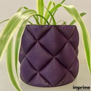 Maceta original acolchada en impresión 3D