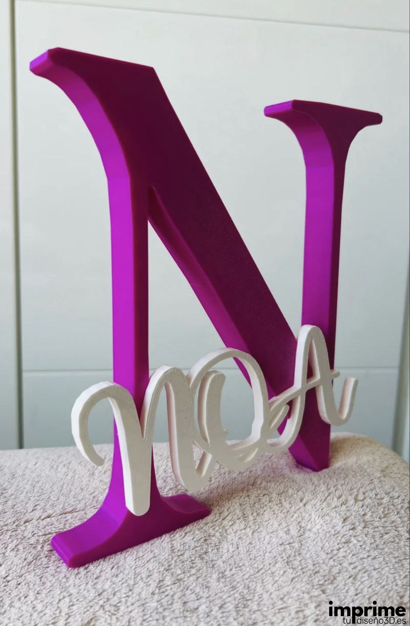 Nombre Personalizado en 3D