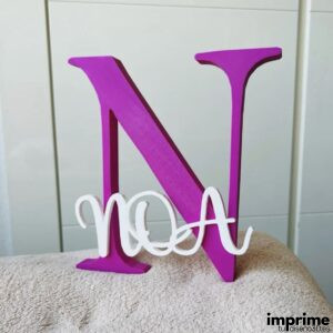 Nombre Personalizado en 3D