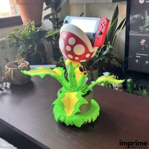 Planta piraña para Nintendo Switch en impresión 3D